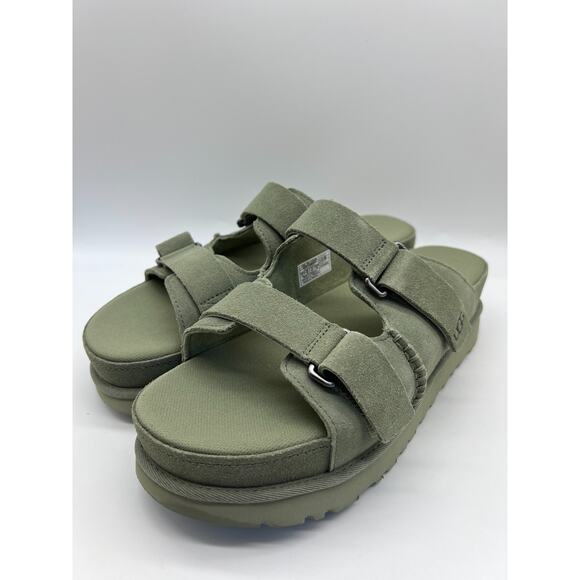 UGG Goldenstar Hi Slide Shaded Clover 1155458 Women's Size 12 New - Picture 9 of 16